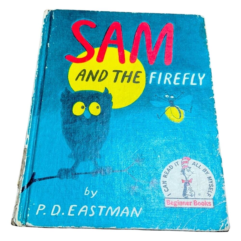 Dr. Seuss Blue and Yellow Kids Learning Book 1959